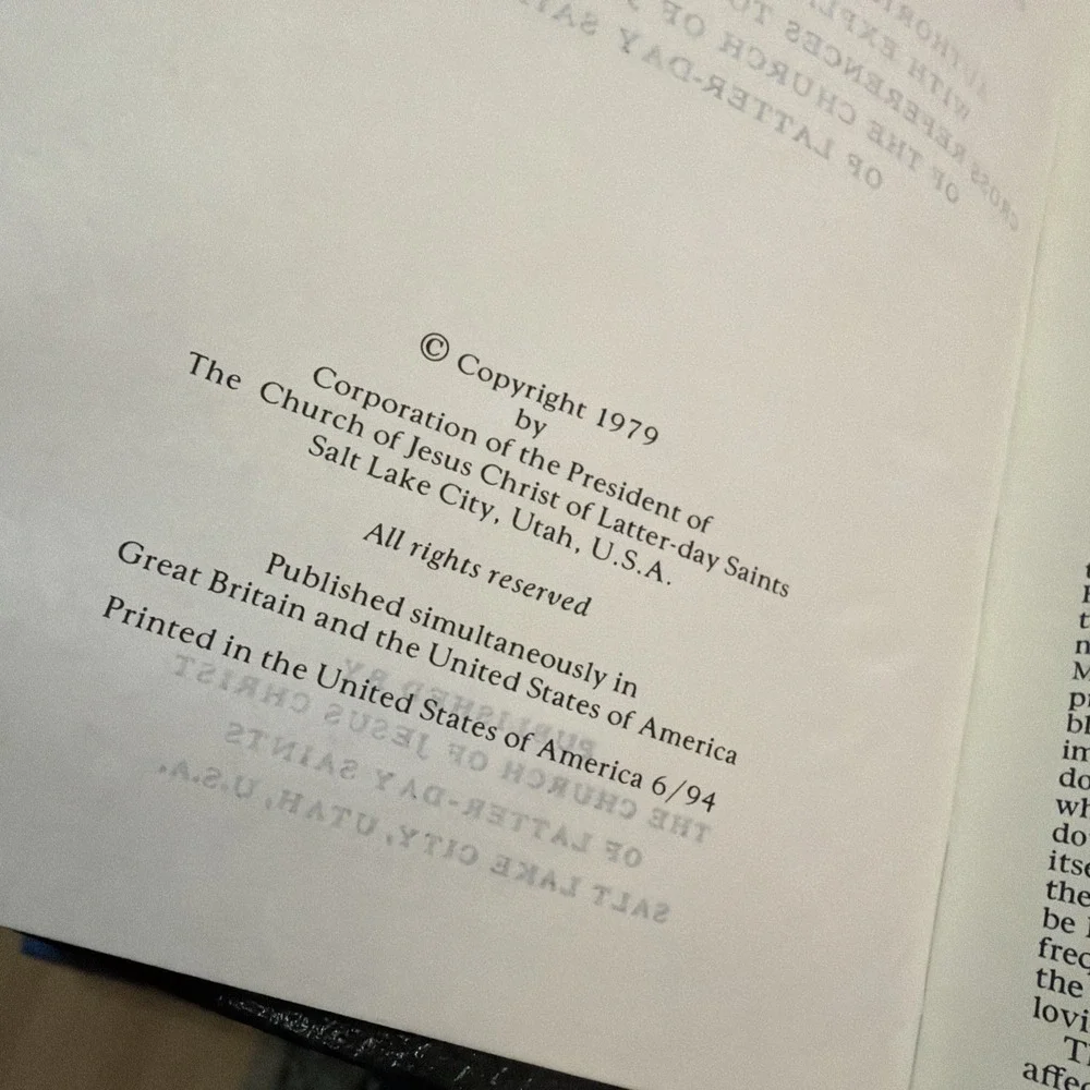 Holy Bible King James Version The Church Of Jesus Christ of Latter-Day Saints